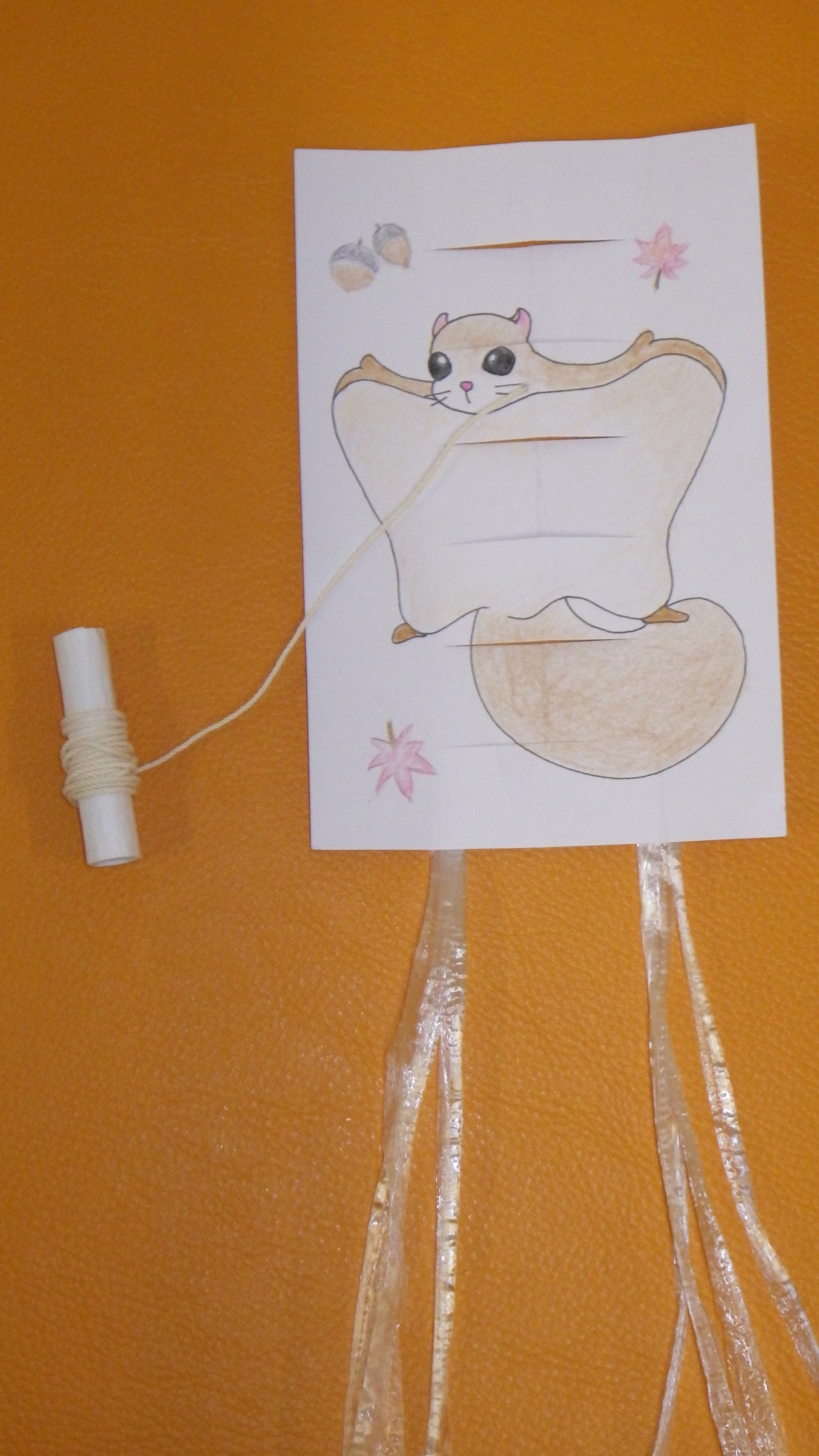 ここふるワークショップ「はがきの凧を作ろう!」